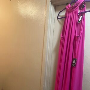 Express Pink Polyester dress